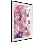 Plakat - Fan of Flowers - 20 x 30 cm - Sort ramme med passepartout