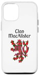 Coque pour iPhone 15 Clan MacAlister Tartan Nom de famille écossais Scotland