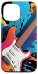 Coque pour iPhone 13 Pro Max Guitare électrique Color Splash