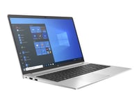 HP ProBook 450 G8 Notebook - Intel Core i3 - 1115G4 / jusqu'à 4.1 GHz - Win 10 Pro 64 bits - UHD Graphics - 8 Go RAM - 256 Go SSD NVMe, HP Value - 15.6" IPS 1920 x 1080 (Full HD) - Gigabit Ethernet - Wi-Fi 6 - brochet argent aluminium - clavier : França