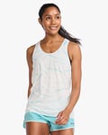 2XU Light Speed Singlet T-Shirt sans Manches, Soft Focus/Porcelaine Reflect, L Femme