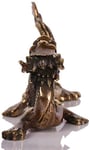 JYKFJ Chinois Feng Shui Dragon Jouer Perles Pur Laiton Statues du Zodiaque décor Figurine Richesse et Bonne Chance Sculpture pour la Maison et Le Bureau 1106