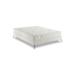 Simmons - Ensemble Matelas Sommier 160 x 200 First FR1 + sommier 1620 + pieds