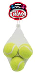 Pet Nova Lot de 3 balles de Tennis couinantes de 6 cm