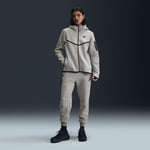 Nike Hettegenser Tech Fleece FZ Windrunner - Grå/Sort Dame, størrelse X-Small