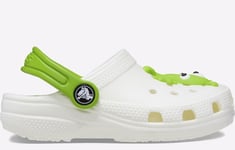 Crocs Baby Classic Alien Character Clogs Infants - Off-White Mixed Material - Size UK 4 Infant