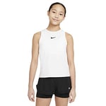 Nike Fille G Nkct Df Vctry Tank Vest, White/Black, 12 ans EU