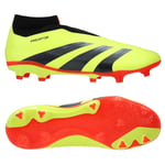 adidas Predator League Laceless Fg Energy Citrus - Gul/sort/hvit - Gress (Fg), størrelse 39⅓