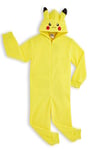 Pokémon Combinaison Pyjama Enfant De Pikachu, Combi Chaud en Polaire, Idée Cadeau Anniversaire Garçon 4-14 Ans (Jaune, 13-14 Ans)