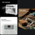 (UK Plug 220V)Air Cooling Fan Touch Panel Compact Portable Air Conditioner