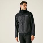 Regatta Men's Water-repellent Highton IV Stretch Waterproof Jacket Ash Black, Size: L