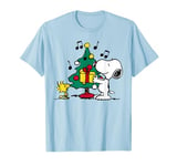 Peanuts Snoopy and Woodstock Holiday Christmas Tree T-Shirt