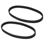 2 Pcs Vacuum Belt 1611129 Rubber Vacuum Cleaner Belt For Bissell ProHeat☜