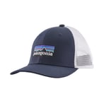 Patagonia Kids Trucker Hat, caps barn P-6 Logo: Navy Blue 66032 2020