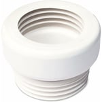 Wirquin Pro - Pipe wc rigide, droite, courte, D110 mm à emboîter (push fit) pour évacuation toilette Wirquin RA372, blanc