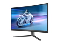 Philips Evnia 5000 27M2c5200w - Led-Skjerm - Gaming - Kurvet - 27" - 1920 X 1080 Full Hd (1080P) @ 280 Hz - Fast Va - 300 Cd/M² - 4000:1 - Hdr10 - 0.3 Ms - 2Xhdmi, Displayport - Mørk Skifer