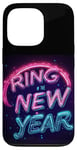 Coque pour iPhone 13 Pro Bague vibrante dans le costume de discours du Nouvel An