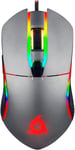 Aim Souris Gamer RGB 7000 DPI - Souris Ambidextre Ergonomique RGB Chroma pour Ordinateur - Souris PS4, PC Portable et de Bureau + Souris à Laser Optique Haute Précision - Gris.[V1624]