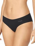 Sloggi Womens Zero Cotton 2 Pack Hipster Brief - Black - Size X-Small