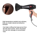 Folding Hair Dryer Diffuser Cover Hairdressing Blower Wind Cover Black FST