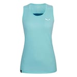 Salewa Sporty Dry W Tank Femme, Canal Blue/8730, FR : 2XL (Taille Fabricant : 50/44)