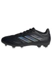 adidas Unisex Copa Pure II League Firm Ground Boots Sneaker, Core Black/Carbon/Grey One, 10 UK