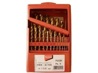 Titanium Drill Bit Set Hss-G Tin 25Pcs 1-13Mm