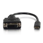 C2G HDMI Mini to Single Link DVI-D Adapter Converter Dongle - video adapter - HDMI / DVI - 20.3 cm