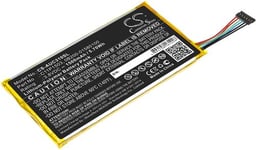 Kompatibelt med Asus ZenPad 10 ZD300C, 3.8V, 1500 mAh