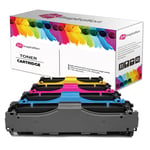 1 Set Toner Cartridge Unbrand Fits For Hp Colour Laserjet Cp2025nf Cm2320nf