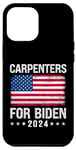 Coque pour iPhone 15 Pro Max Charpentiers pour Biden 2024