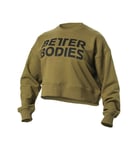 Better Bodies Chelsea Sweater Military Green - L