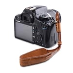 Dragonne pour appareil photo en cuir PU,Double couche Flexible,pour Sony Alpha a6500 a6000 a5100 a5000 A7R A7 A7S A7II 3 A7M3 A7RM3 - Type Brown