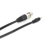 New 1.5m/4.9ft Mic Cable 3.5mm Male To XLR Female PVC Mic Cord For Digital Camer