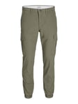 JACK & JONES Jpstmarco Jjjoe Cuffed Cargo Pantalon, Vert Olive, 31W x 36L Homme