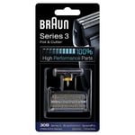 Tête de rechange pour rasoir électrique Braun Séries 3 30B Foil & Cutter 7000/4000 (072737)