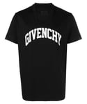 Givenchy Mens College T-shirt in Black Cotton - Size Medium