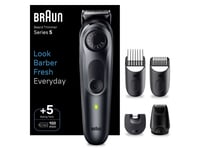 Braun Beardtrimmer 5 Bt5420, Tvättbar, Batteri, Svart