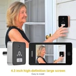 New 4.3in Visible 960P Electric Door Bell Peephole Security Camera Door Viewer S