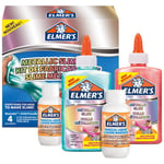 Elmer’s Metallic Slime Kit   Slime Supplies Include Metallic PVA Glue   With Mag