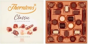 Thorntons Classic Milk Dark White Chocolates, 262g