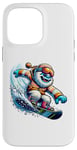 iPhone 14 Pro Max Cooler Yeti Snowboard Fun In Winter Case