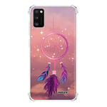 Evetane - Coque Silicone Compatible avec Samsung Galaxy A41 - Protection Souple et Renforcée - Coins Antichocs - Fine et Transparente - Coque Arrière - Attrape rêve Rose