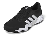 adidas Homme Solematch Control 2 Tennis Shoes Chaussures, Core Black FTWR White Silver Mett, 46 2/3 EU