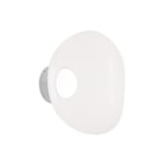 Tom Dixon Melt Surface mini plafond/vägglampa opal/silver