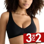 Sloggi BH Basic Plus Soft Bra Svart D 80 Dam