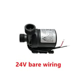 Mini pompe à eau solaire en laiton,12V DC 24V,joint rapide,chauffage sans balais,pompes à eau chaude,aquarium,pompe SubSN,1/2"" - Type 24V Bare Wiring #A