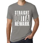 Homme Tee-Shirt Tout Droit Sorti De Newark - Straight Outta Newark - T-Shirt Graphique Éco-Responsable Vintage Cadeau Nouveauté