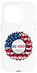 iPhone 15 Pro 4th Of July Be Kind Sunflower Red White And Blue 2023 Gifts Case