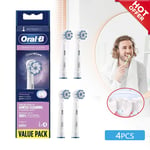 Braun Oral-B SENSITIVE CLEAN Replacement Electric Toothbrush Heads - 4 Pack